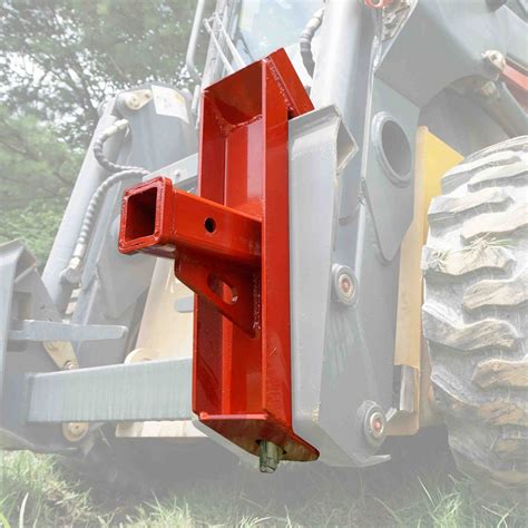 skid steer trailer receiver hitch|skid steer ball hitch attachment.